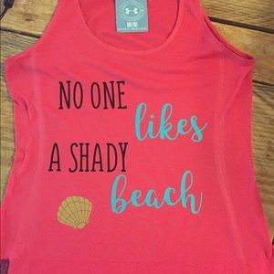 Custom summer beach tank